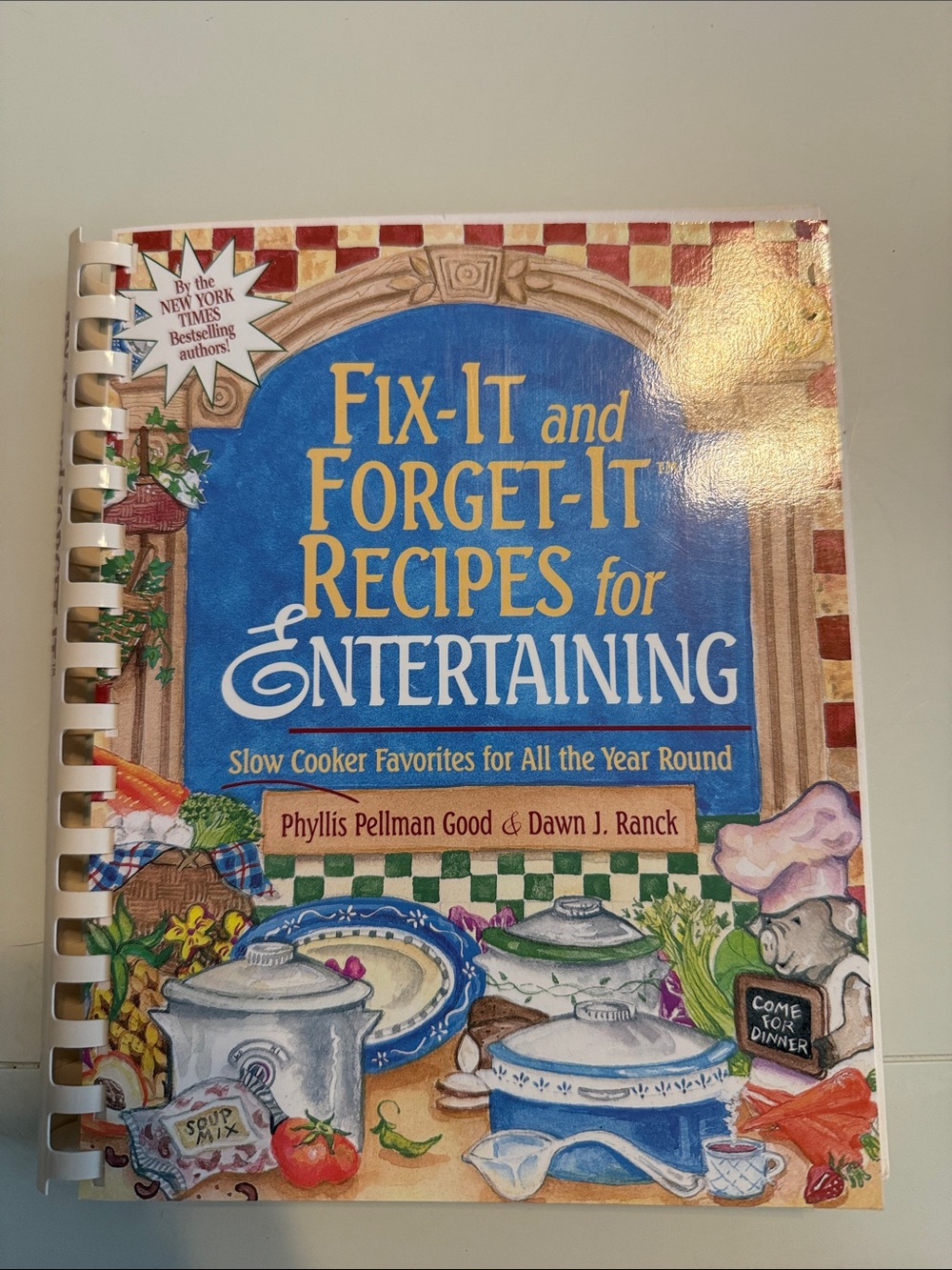 Fix-It and Forget-It Recipes for Entertaining - Blue Cookbook